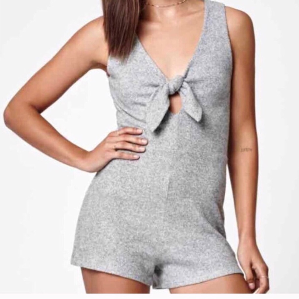 Gray Kendall & Kylie Romper